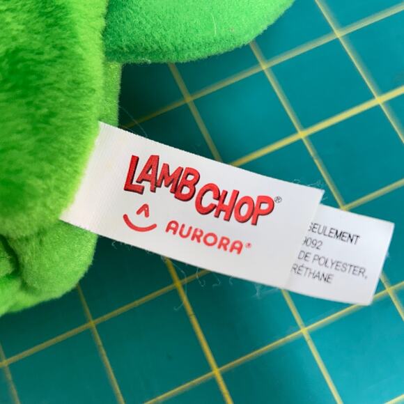 Aurora Lamb Chop 9" Hand Puppet Flower Pot PBS Shari Lewis Kids Plush Doll 2010 - Picture 9 of 13